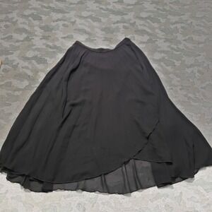 ASOS Skirt Womens 8‎ Black Side Zip A Line